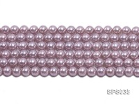 Wholesale 8mm Pink Round Seashell Pearl String