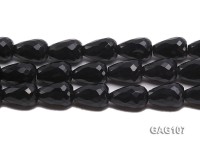 wholesale 17x12mm oval black agate strings