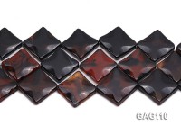 wholesale 25mm square agate pieces strings