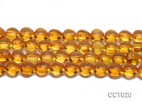 Wholesale 10mm Heart-shaped Citrine Beads String