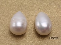 Wholesale Super-size 14x18mm Classic White Drop-shaped Loose Freshwater Pearls
