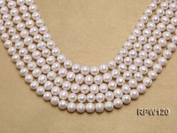 Wholesale 9-10mm Classic White Round Freshwater Pearl String