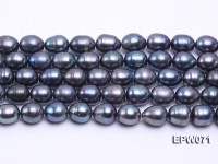 Wholesale 12x14mm Peacock Rice-shaped Freshwater Pearl String
