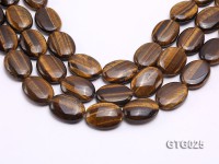 wholesale 24x30mm Oval Tigereye Pieces Strings