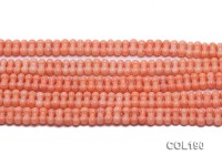 Wholesale 5x10mm Bone-shaped Light-orange Coral Beads Loose String
