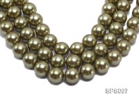 Wholesale 20mm Round Olive Seashell Pearl String