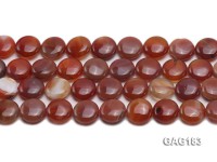 wholesale 13mm round red agate strings