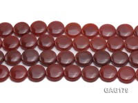 wholesale 18.5mm round red agate pieces string