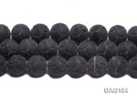 wholesale 20mm black round agate strings