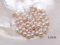 Wholesale 7-8mm Classic White Drop-shaped Loose Freshwater Pearls