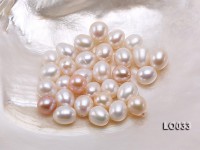 Wholesale 12×13-13x15mm Classic White Drop-shaped Loose Freshwater Pearls
