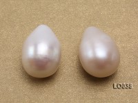 Wholesale 14×16-14x20mm Classic White Drop-shaped Loose Freshwater Pearls