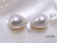 Wholesale 10x13mm Teardrop White Loose Seashell Pearl