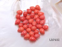 Wholesale 10×13.5mm Teardrop Red Loose Seashell Pearl