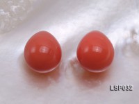 Wholesale 10×13.5mm Teardrop Red Loose Seashell Pearl