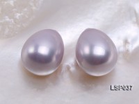 Wholesale 12x15mm Teardrop Lavender Loose Seashell Pearl