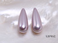 Wholesale 8x20mm Teardrop Pink Loose Seashell Pearl