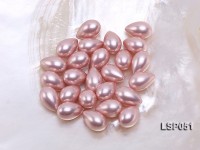 Wholesale 10X15.5mm Teardrop Silver Loose Seashell Pearl