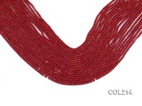 Wholesale 2mm Round Red Coral Beads Loose String