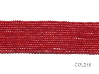 Wholesale 2.5mm Round Red Coral Beads Loose String