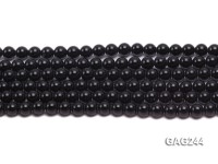 wholesale 6mm round black agate strings
