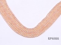 Wholesale 3.5x5mm  Rice-shaped Freshwater Pearl String