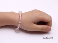 9mm Round Rose Quartz Beads Bracelet