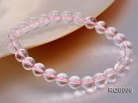 8mm Round Rose Quartz Beads Bracelet