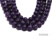 Wholesale 16mm Round Translucent Natural Amethyst Beads String