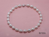 12x16mm white oval the south seashell pearl necklace