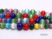 Wholesale 8-18mm Round Colorful Cat’s Eye String