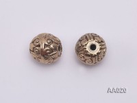 Stylish 8mm Carved Copper Plated Tutania Accessories