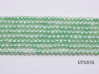 Wholesale 4-5mm Light-green Freshwater Pearl Loose String