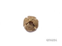 6mm Round Golden Gilded Cooper Beads Accessories