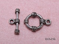 15*20mm Silver-like Gilded Toggle Clasp