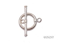15*25mm Silver-plated Toggle Clasp