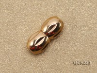 5*13mm Golden Gold-plated Clasp