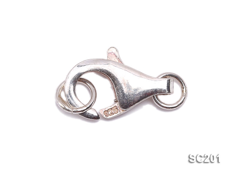 6*11mm Single-strand Sterling Silver Lobster Clasp