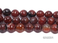 wholesale 20mm round faceted Multicolor Agate Loose String