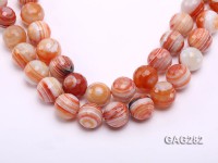 wholesale 20mm round faceted Pinkish Agate Loose Strings