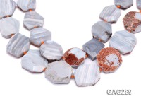 wholesale 12*40*45mm natural irregular Agate piece Strings