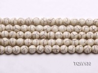 Wholesale 10mm Round White Turquoise Beads String