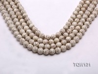 Wholesale 12mm Round White Turquoise Beads String