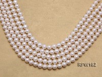 Wholesale Classic 9-10mm White Round Freshwater Pearl String