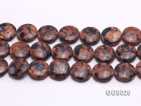 wholesale 20*7mm round Goldenstone pieces strings