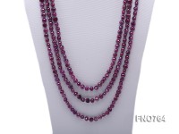 7-8mm purple freshwater pearl opera necklace