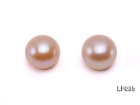 Wholesale Cards of 8-8.5mm Pink Flat Freshwater Pearls—30 Pairs