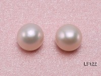 Wholesale Cards of 7.5-8.0mm Classic White Flat Pearls–36 Pairs