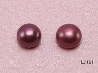 Wholesale Cards of 8-8.5mm Lavender Flat Pearls–33 Pairs