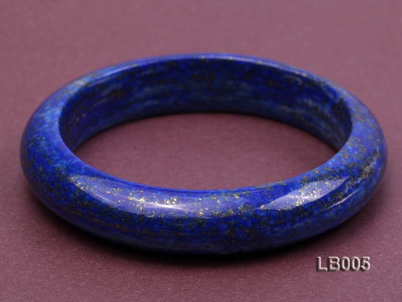 13.5mm Azure Blue Lapis Lazuli Bangle